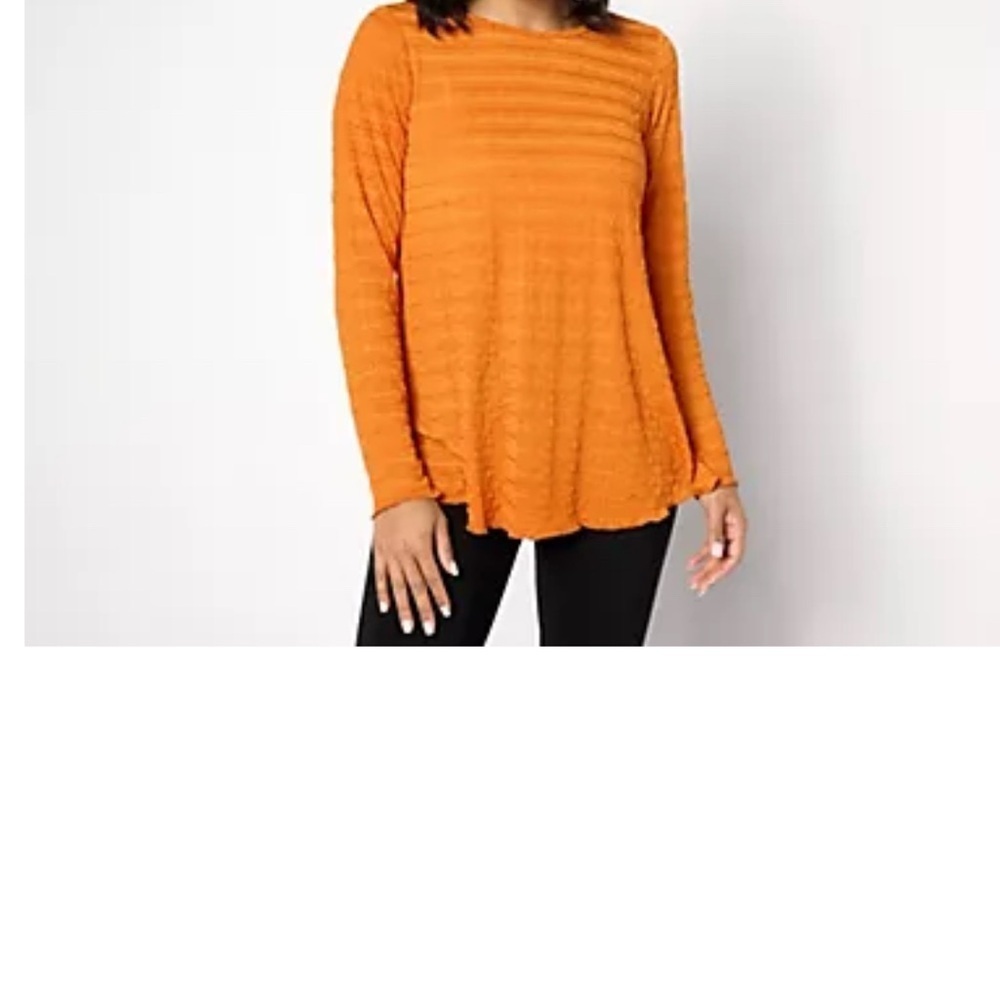 Logo Layers “As Is” by Lori Goldstein Long Sleeve Mock Neck Women’s Size 4X